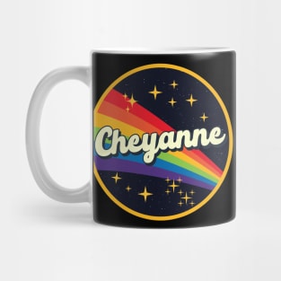 Cheyanne // Rainbow In Space Vintage Style Mug